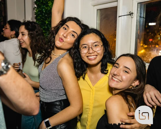 Students at a Student Life event
