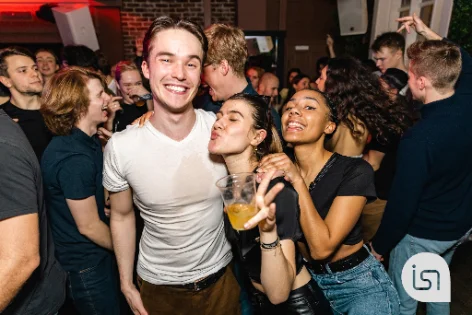 Group selfie at a meetup